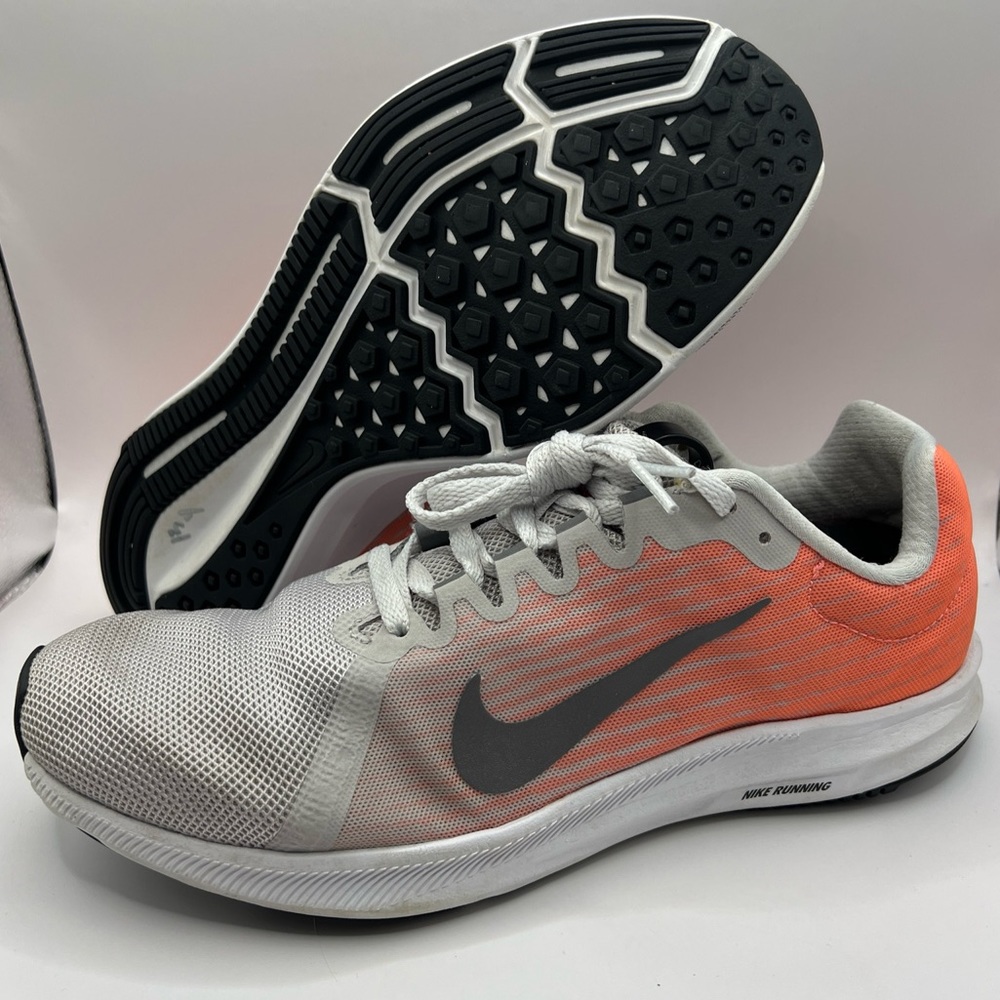 Nike Downshifter 8 Shoes 908994 008 Grey Peach Women's
